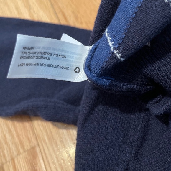 ⭐️ GAP Kids 2T Blue Argyle Bear Sweater – Classic & Cozy - Picture 5 of 5